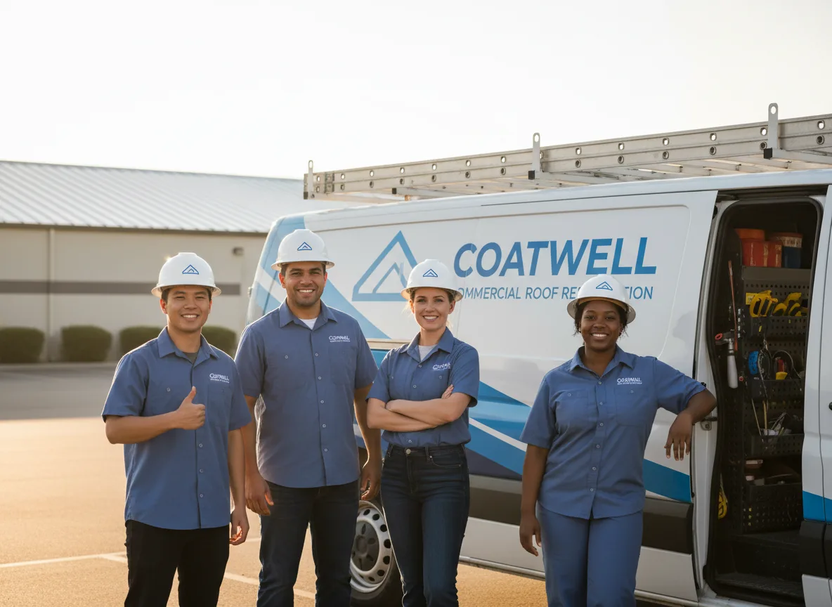 Commercial roof coating company in Davisville, MO